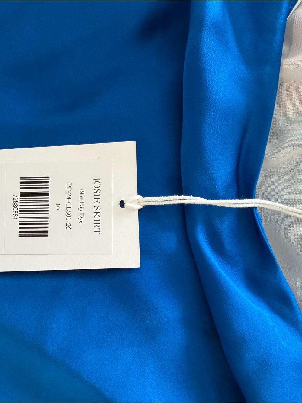 Christy Lynn Josie Skirt Blue Dip Dye - Picture 7 of 11